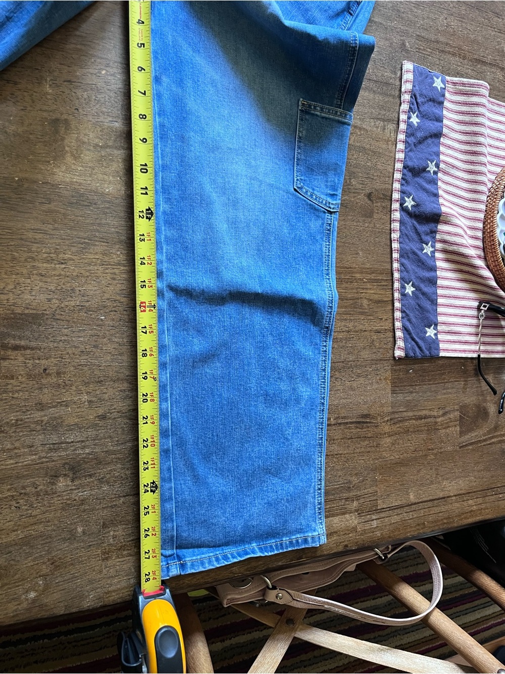 NWT Flamingals Wash Multi Pocket Mid Waist Straight Leg Overalls - Picture 7 of 7